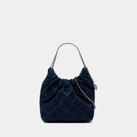 Fleming Mini Shoulder Bag - Tory Burch - Leather - Blue