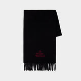 30x180 Scarf - Vivienne Westwood - Wool - Black