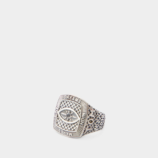 Tom Wood Champion Crystal Eye 银制饰水晶戒指正品