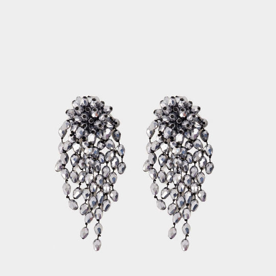 Clip-on earrings - Isabel Marant - Metal - Silver-tone