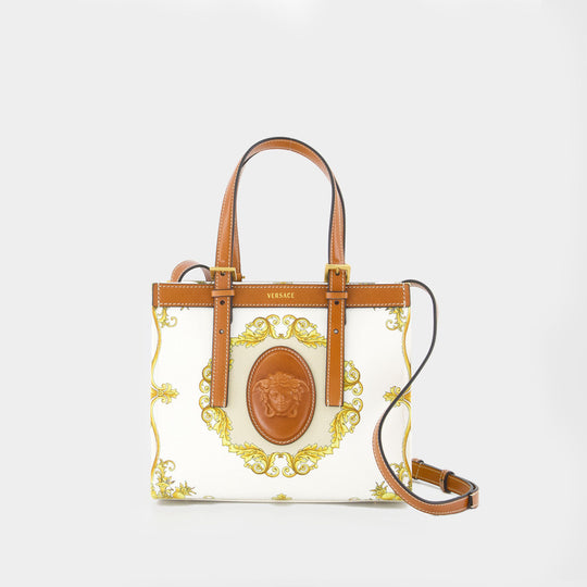 Mini Shopper Bag - Versace - Leather - Multicolor