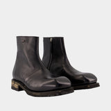 Engine ankle boots - OUR LEGACY - Leather - Black