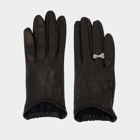 Bow Gloves - OUR LEGACY - Leather - Black