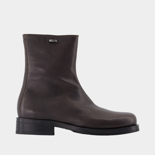Camion Ankle Boots - OUR LEGACY - Leather - Brown