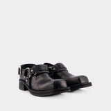 Balius Slides - Acne Studios - Leather - Black