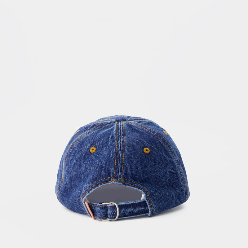 Carliy Denim Cap - Acne Studios - Cotton - Blue