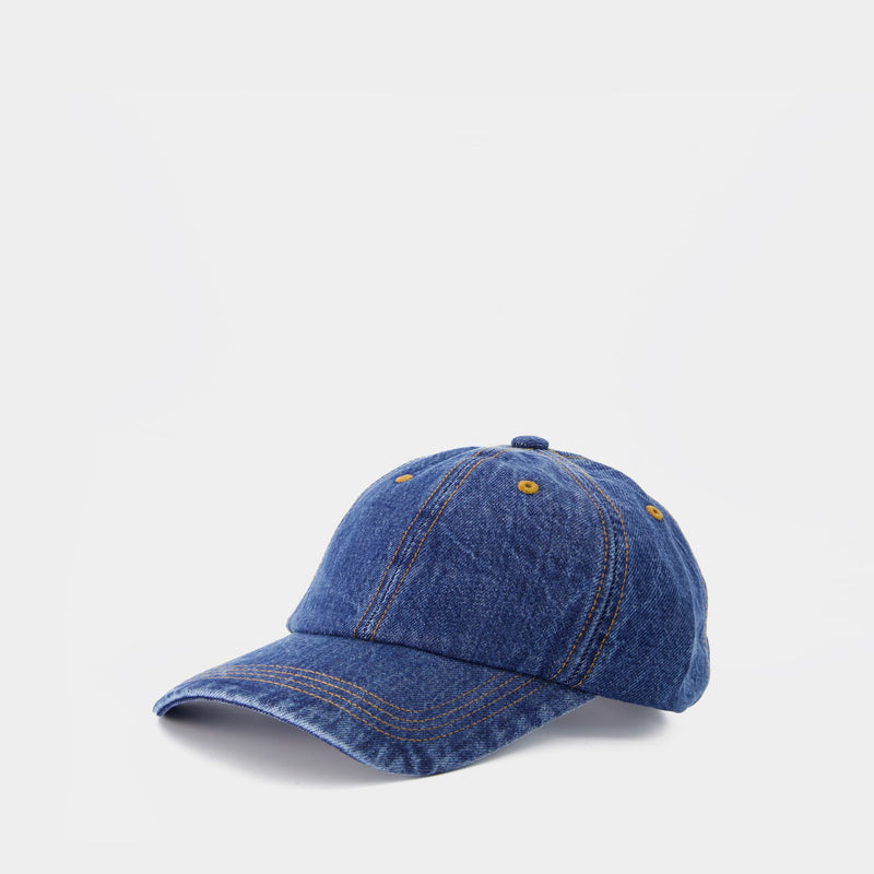 Carliy Denim Cap - Acne Studios - Cotton - Blue