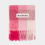 Acne Studios Vally粉色羊毛 围巾