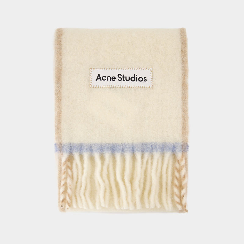 Acne Studios Vally Solid 白色羊毛围巾