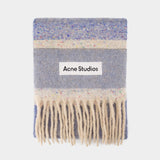 Acne Studios Fn Ux Scar000400 蓝色羊毛围巾