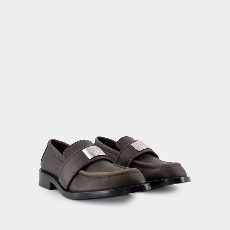 Bargot Sludge Moccasins - Acne Studios - Nylon - Brown