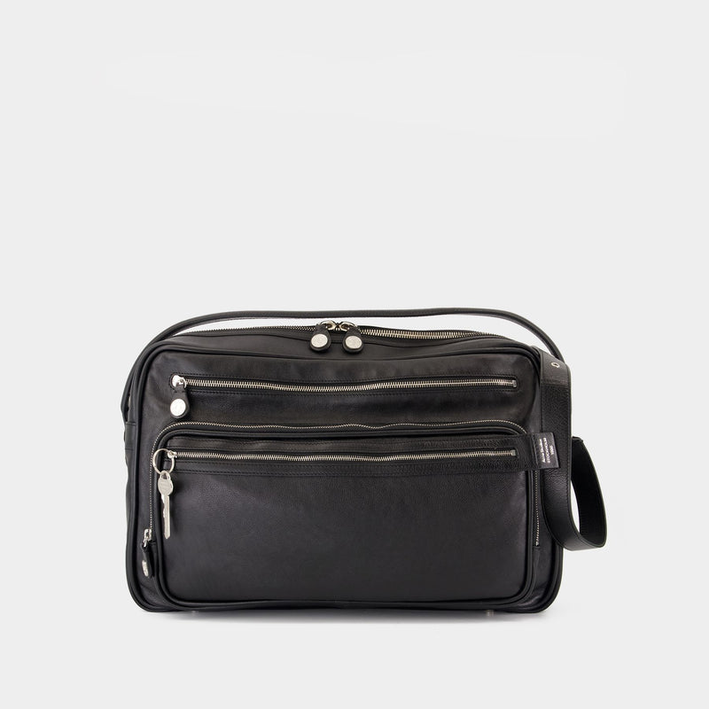 Fn Ux Bags000192 黑色皮制单肩包