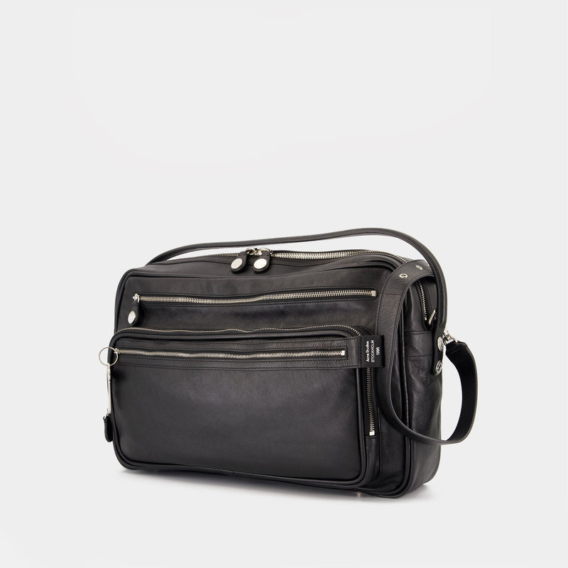 Fn Ux Bags000192 黑色皮制单肩包