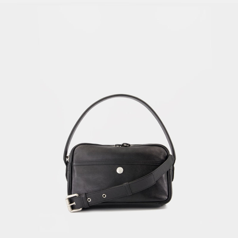 Fn Ux Bags000191 黑色皮制单肩包