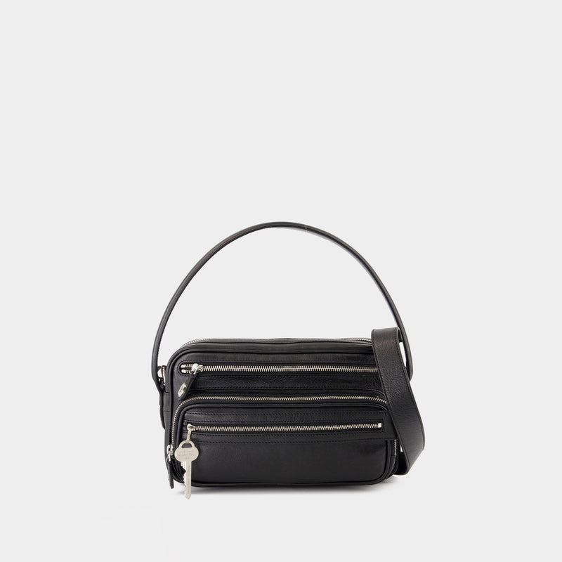 Fn Ux Bags000191 黑色皮制单肩包
