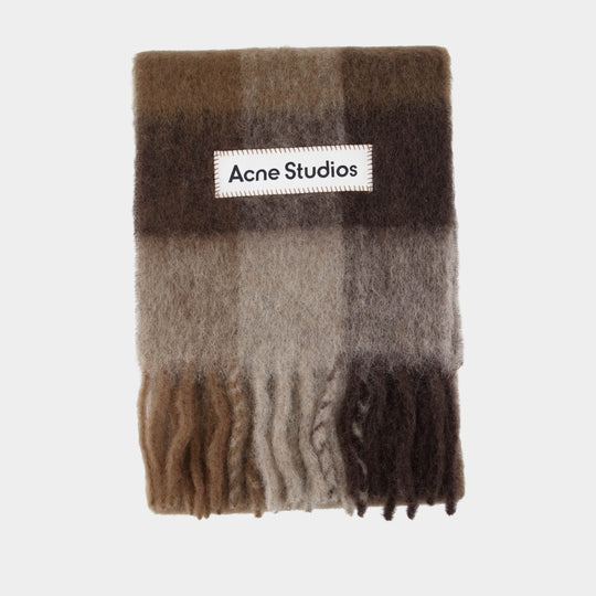 Scarf - Acne Studios - Wool - Brown