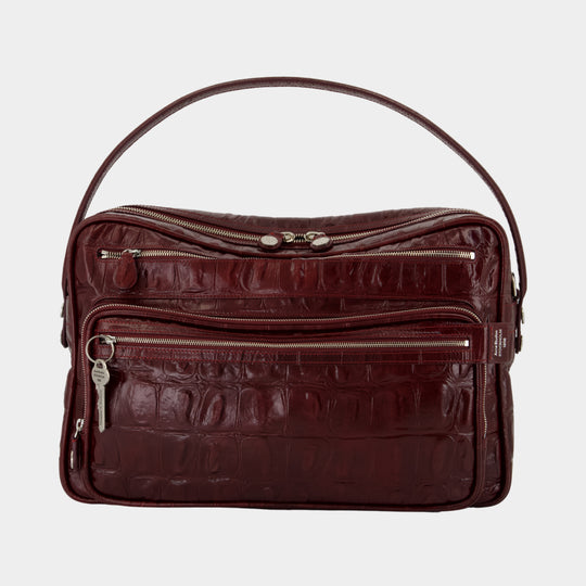 Camero Shoulder Bag - Acne Studios - Leather - Burgundy