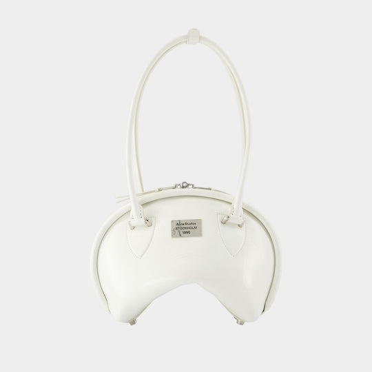 Bowlina Small R Purse - Acne Studios - Leather - White