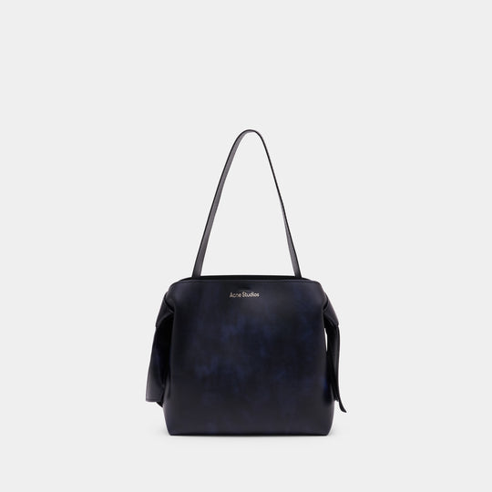 Musubi Midi New Aged Shoulder Bag - Acne Studios - Leather - Dark Blue