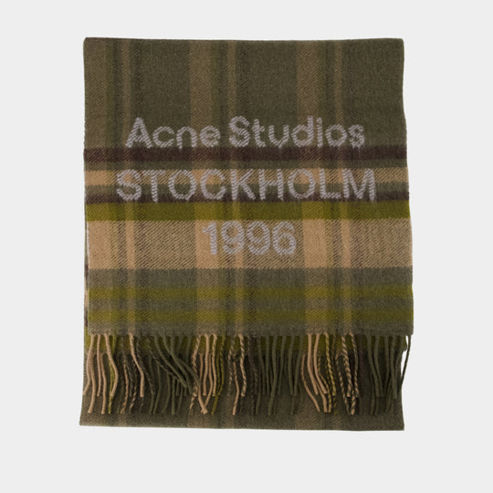 Scarf - Acne Studios - Wool - Green