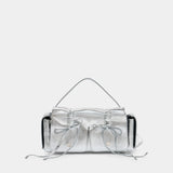 Multipocket Lux Shoulder Bag - Acne Studios - Leather - Silver