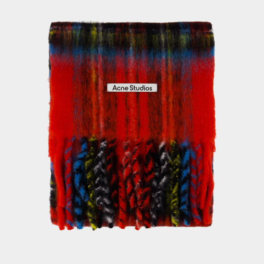 Fn Ux Scar000458 Scarf - Acne Studios - Wool - Multicolor