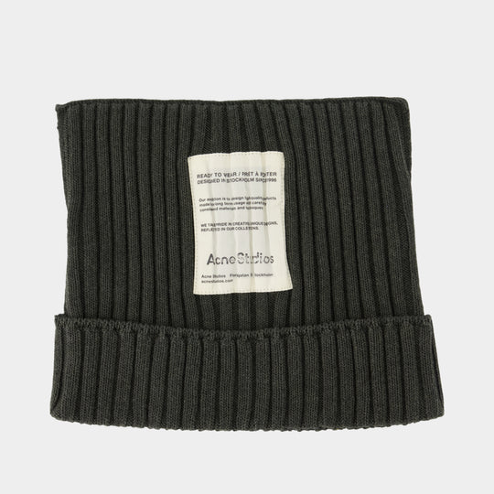 Beanie - Acne Studios - Cotton - Green