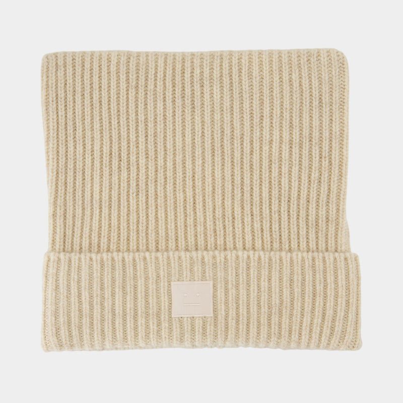 Beanie - Acne Studios - Cotton - Beige
