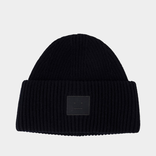 Beanie - Acne Studios - Wool - Black