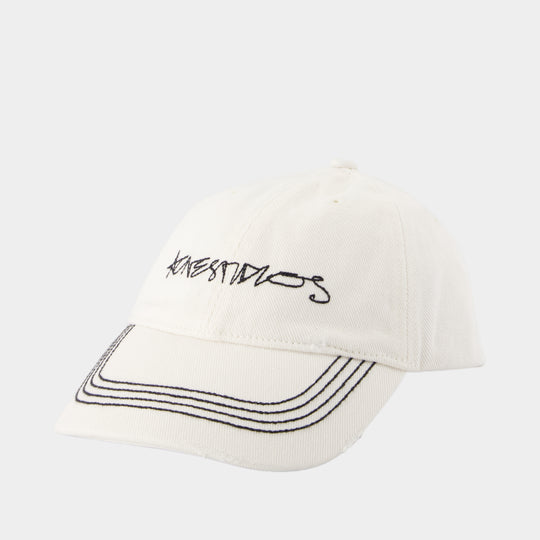 Cap - Acne Studios - Cotton - White