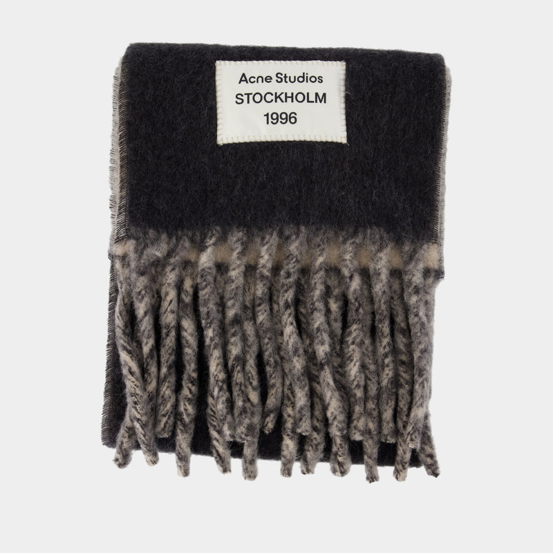 Fn Ux Scar000399 Scarf - Acne Studios - Wool - Grey