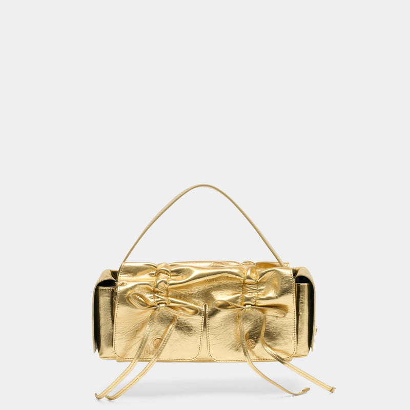 Multipocket Lux Shoulder Bag - Acne Studios - Leather - Gold