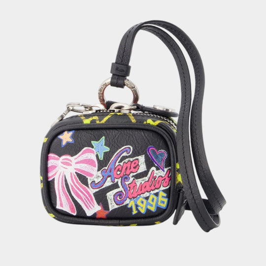 Camero Clip Charm - Acne Studios - Leather - Black