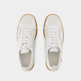 Sneakers 皮质平底小白鞋