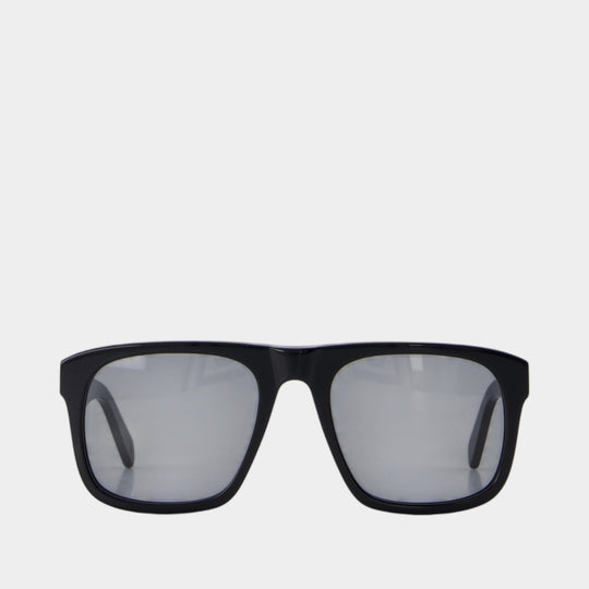 Navigator Sunglasses - TOTEME - Acetate - Black