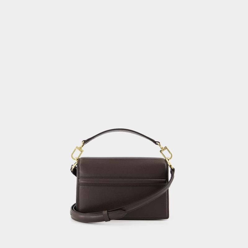 Mini T-Flap Bag - TOTEME - Leather - Brown