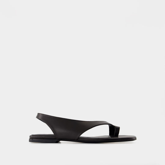 Sandals - TOTEME - Leather - Black
