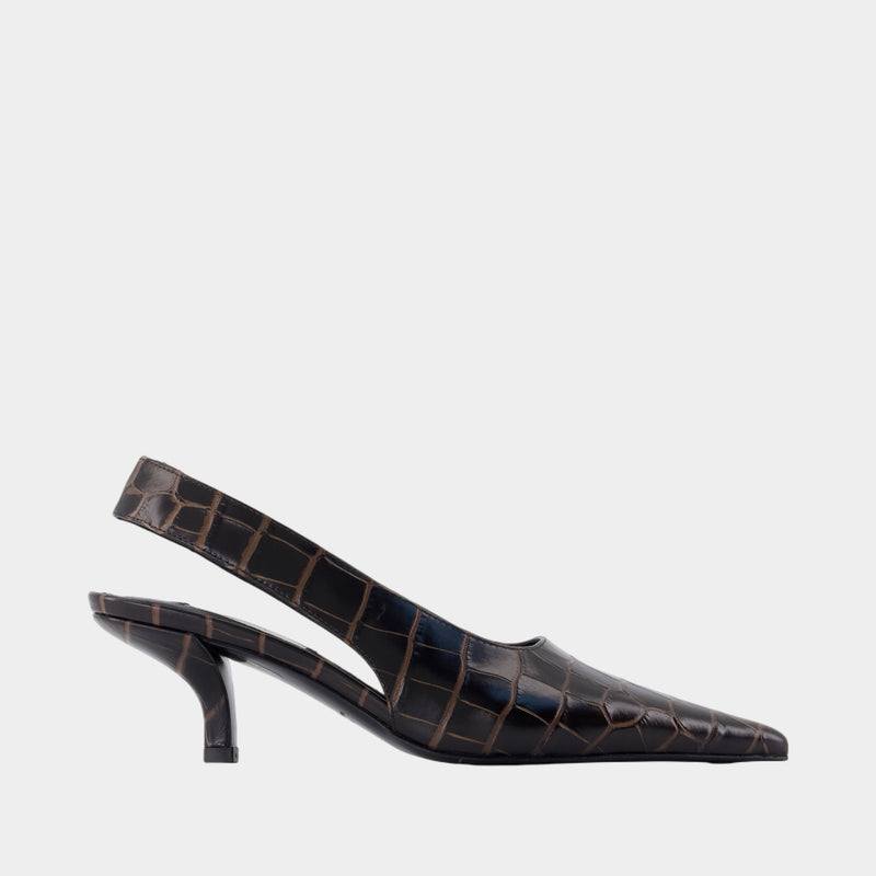 Classic Sandals - TOTEME - Leather - Brown