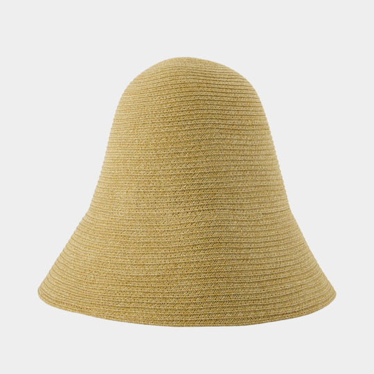 Paper Sun Hat - TOTEME - Recycled Fabrics - Beige