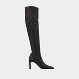 Over The Knee Boots - TOTEME - Leather - Black