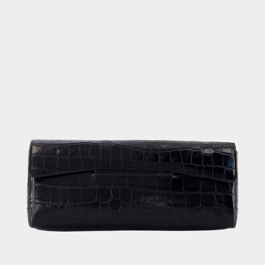 T-Clutch Pouch - TOTEME - Leather - Black