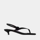Sandals - TOTEME - Synthetic - Black