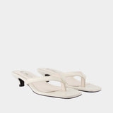 Sandals - TOTEME - Leather - White