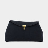 T-Lock Rope Clutch - TOTEME - Canvas - Black