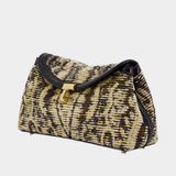 Mini T-Lock Paisley Clutch - TOTEME - Synthetic - Black