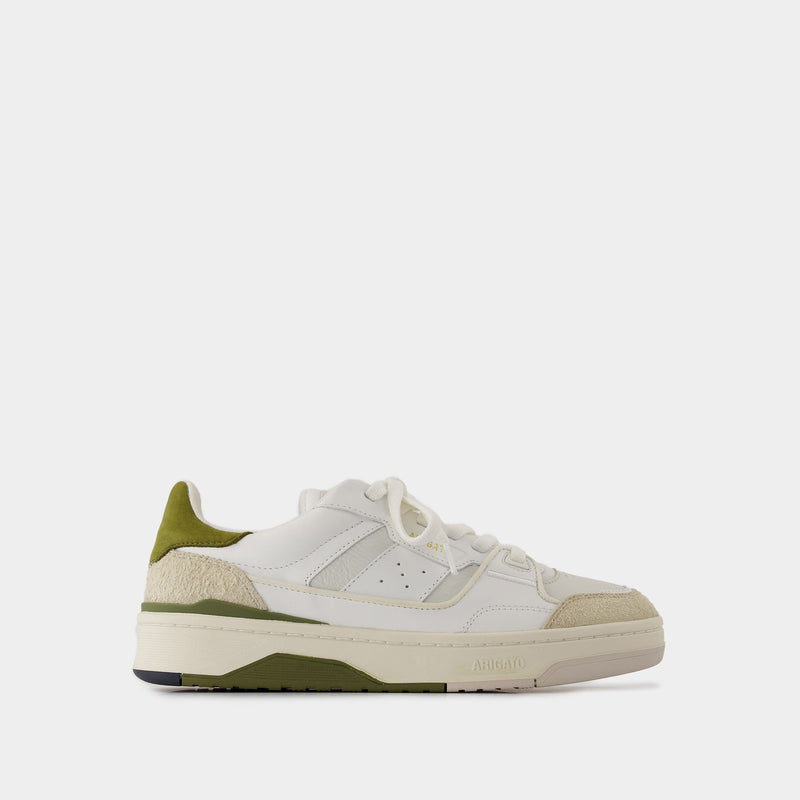 Clay Sneakers - Axel Arigato - Leather - White/Green