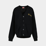 Rws Jumping Tiger Cardigan - Kenzo - Cotton - Black