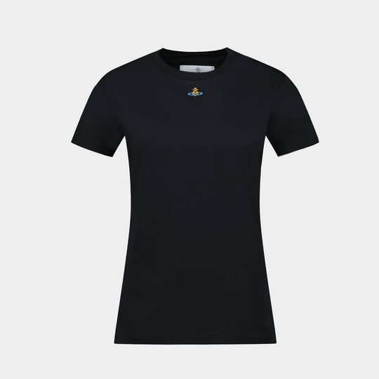Orb Peru' T-Shirt - Vivienne Westwood - Cotton - Black