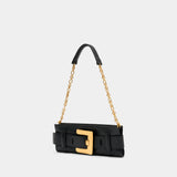 Anthem Shoulder Bag - Balmain - Leather - Black