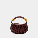 Ebene Mini Bag - Balmain - Leather - Brown